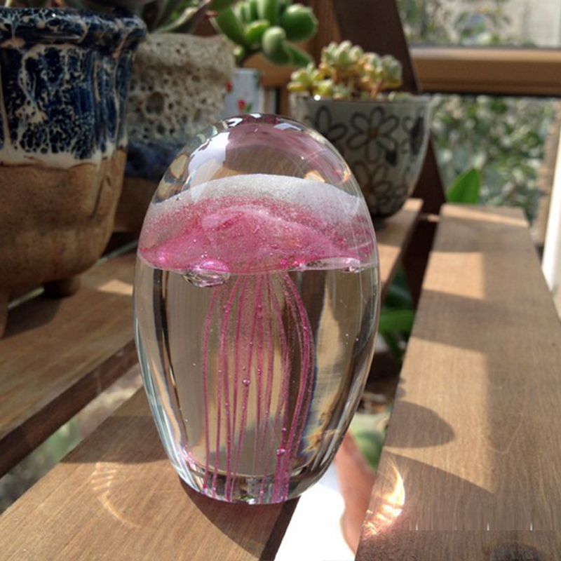Paper Weight Crystal - Figurine di cristallo di meduse 3D