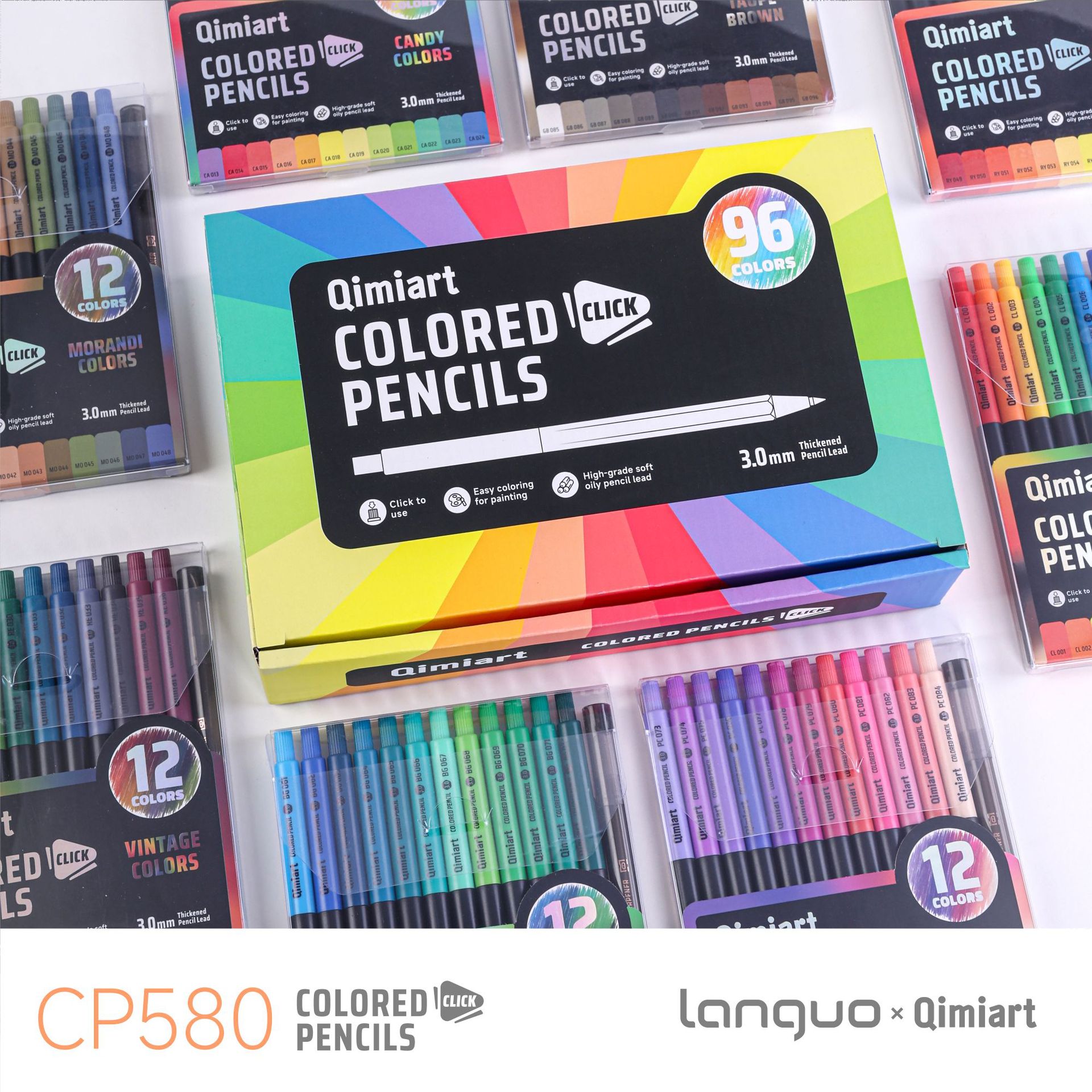 Staedtler Pencil Lumocolor - Set di matite colorate retrattili a