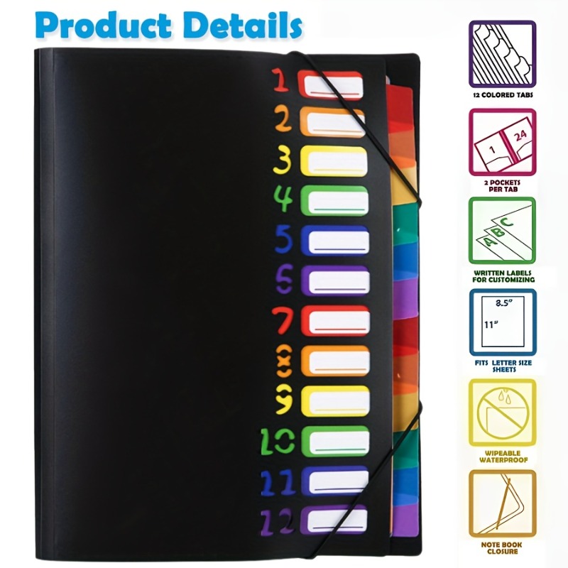 Tab Divider A4 - 1 cartella A4 multistrato con copertina