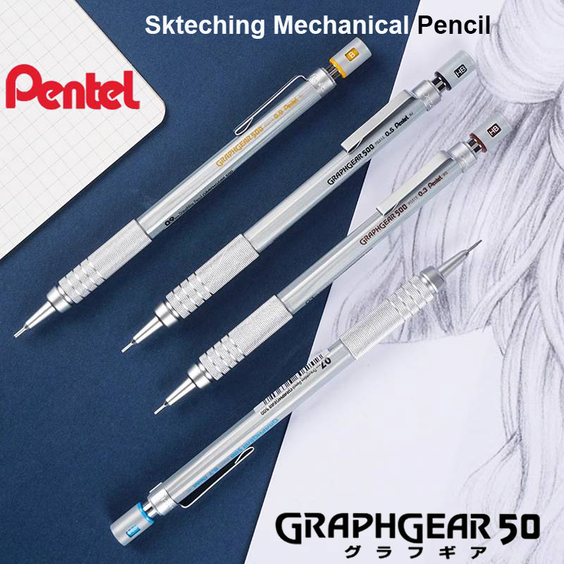 Pentel Pen Energel - Pentel Matita meccanica GraphGear 500 Matite