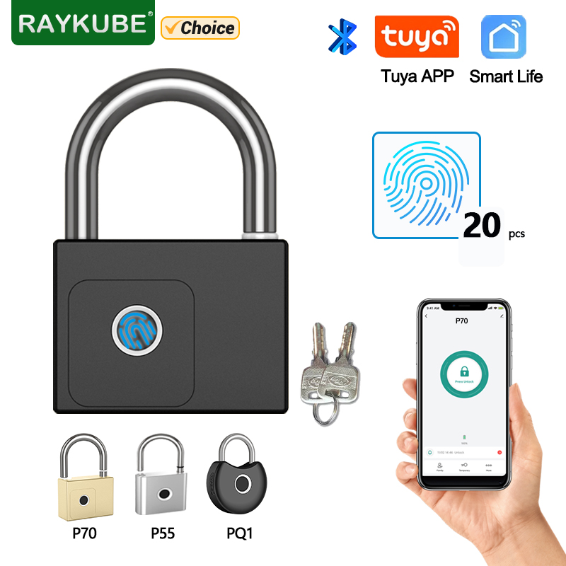 Letter Opener Brass - RAYKUBE Tuya Smart Lucchetto Impronte digitali
