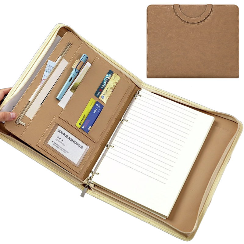 Binder A4 Lever - Cartella Portadocumenti Multifunzionale A4 in Pelle