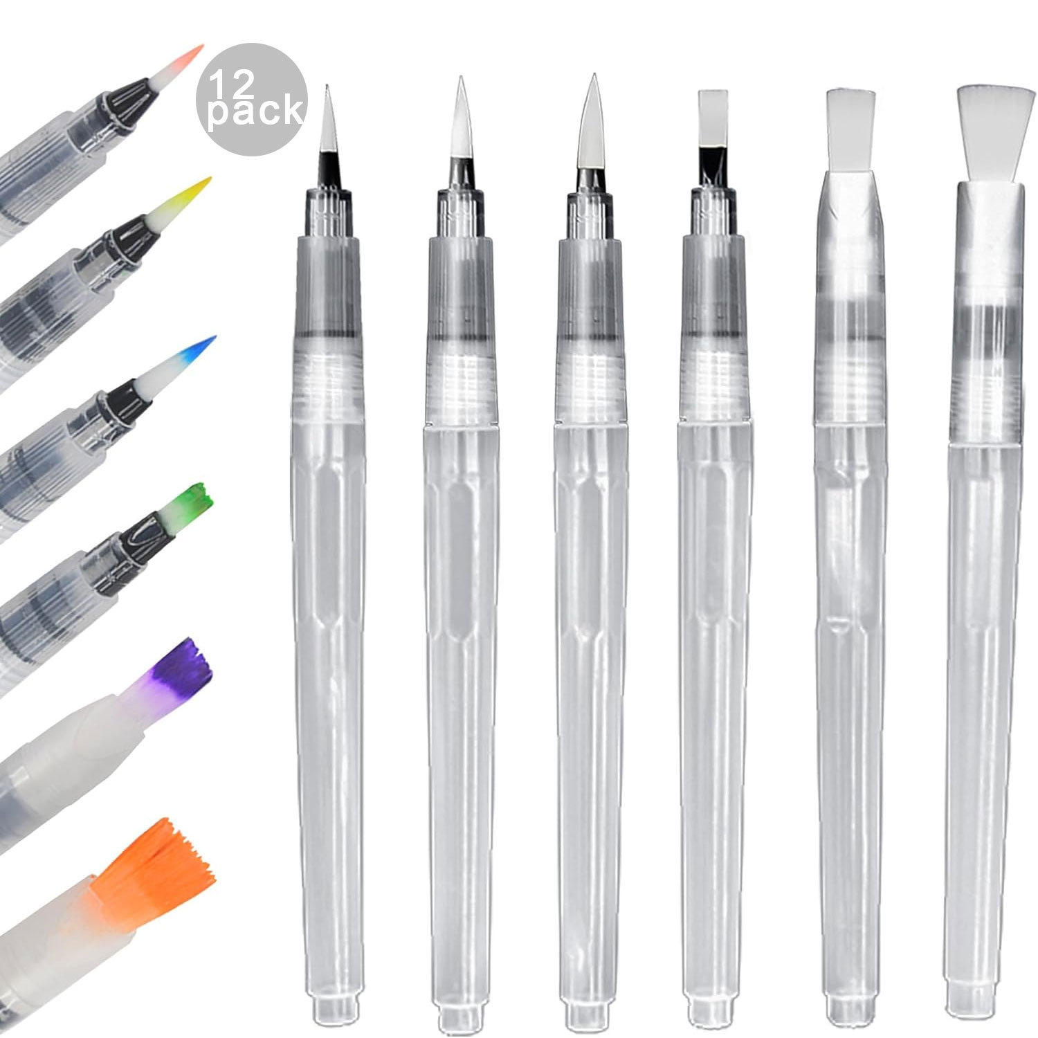 Correction Pen Fine - 6/12/18pcs Pennello per acquerello Penne Punte