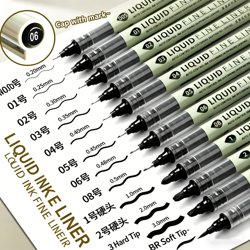 Set di 12 Pennarelli Neri a Pu - Correction Pen Fine recensione e prezzo