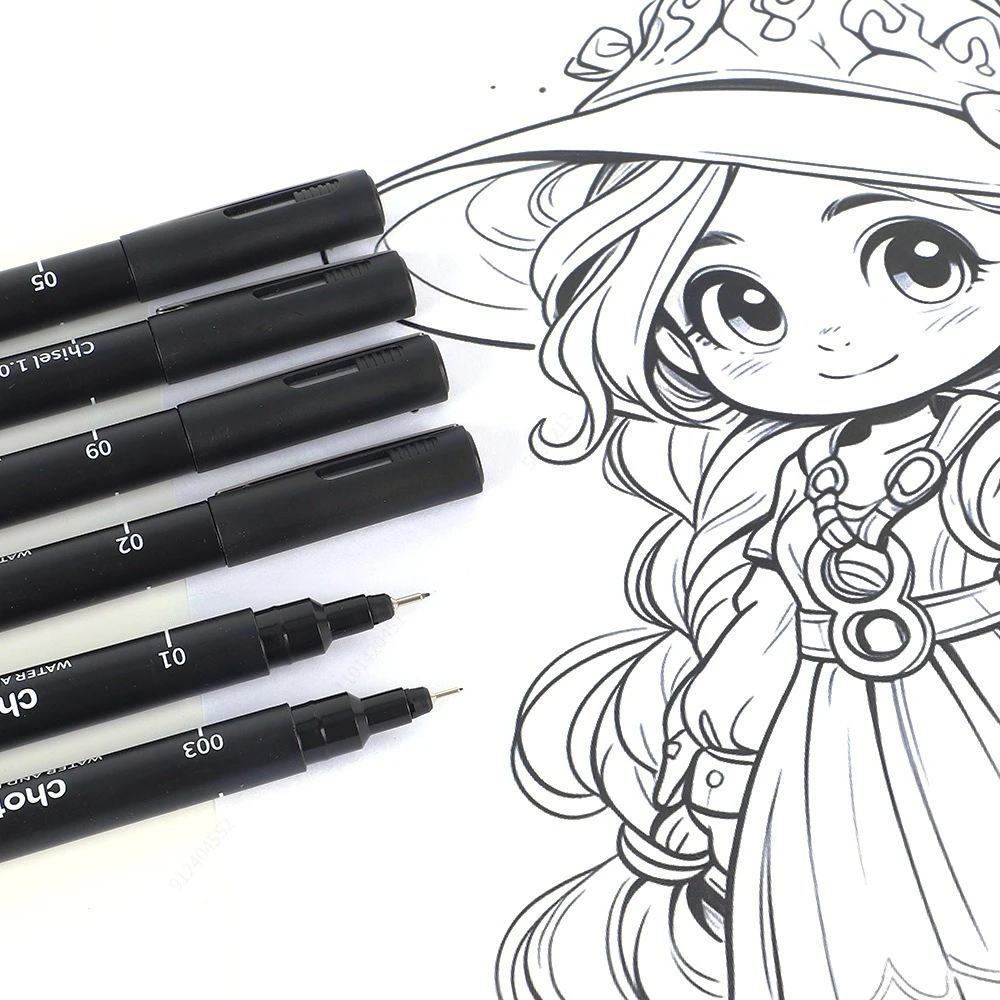 Micropenne neri, 15 dimensioni - Correction Pen Fine recensione e prezzo