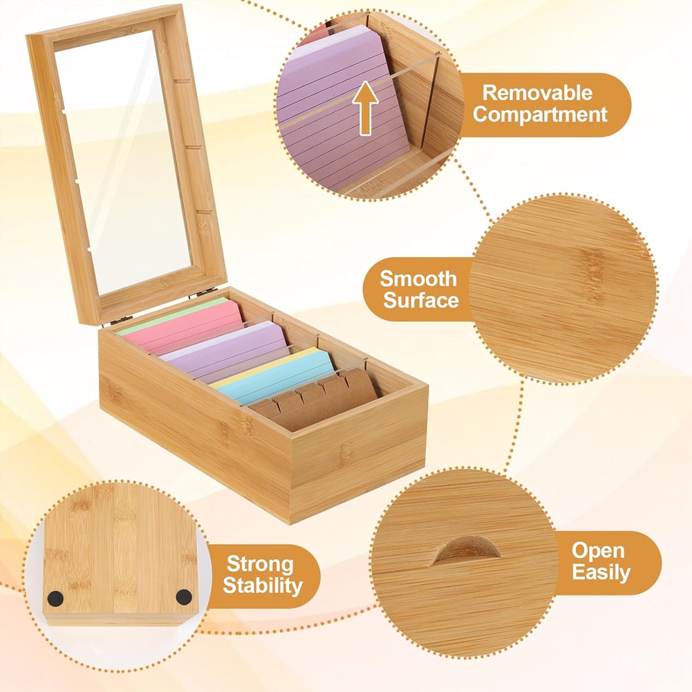 ABUA Organizzatore per Schede  - Card Index Box recensione e prezzo