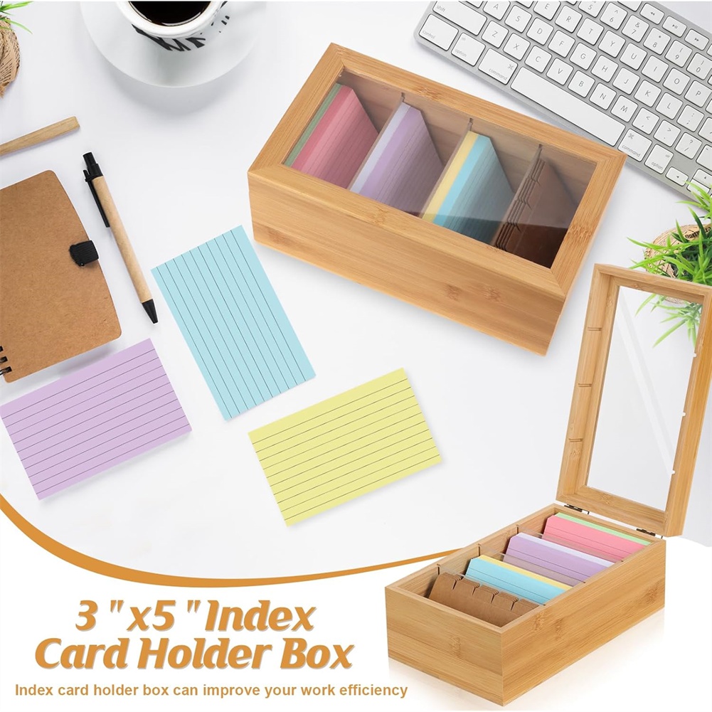 ABUA Organizzatore per Schede  - Card Index Box recensione e prezzo