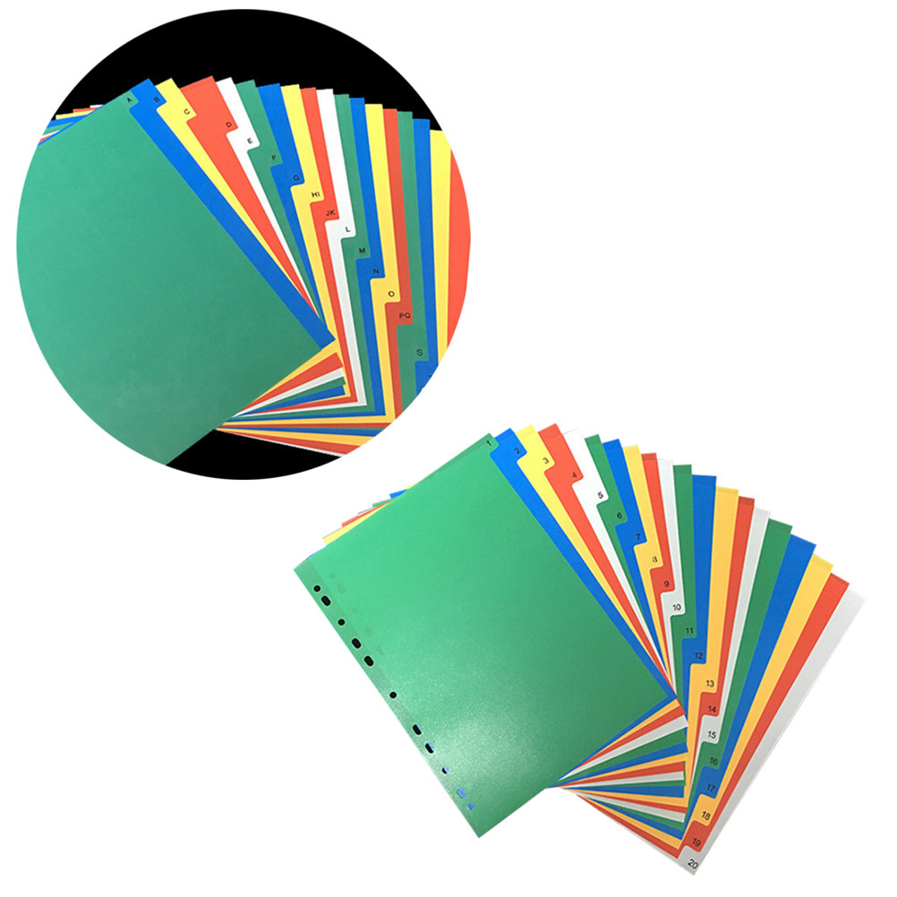 40 divisori per raccoglitori A - Tab Divider A4 recensione e prezzo