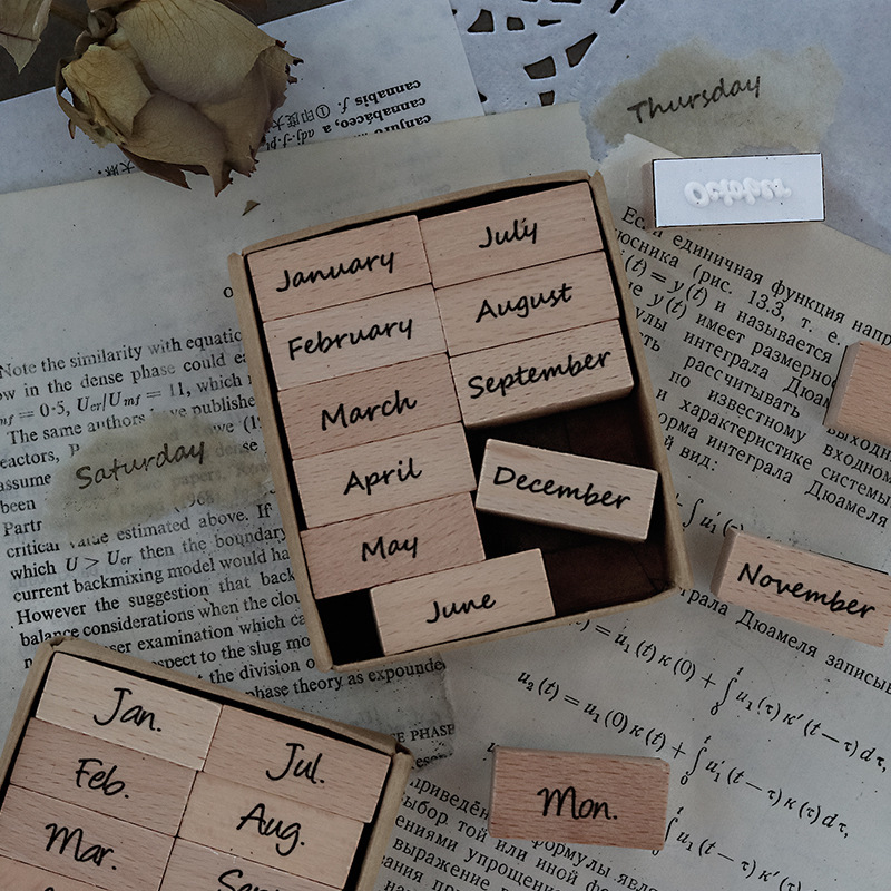 Numeri arabi Calendario del gi - Rubber Date Stamp recensione e prezzo
