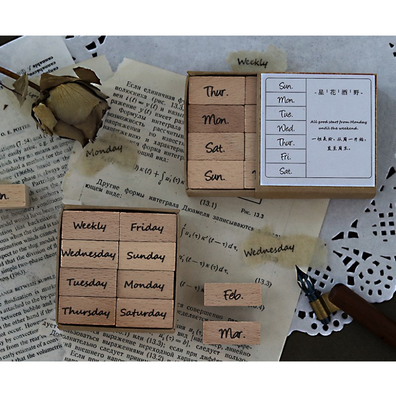 Numeri arabi Calendario del gi - Rubber Date Stamp recensione e prezzo